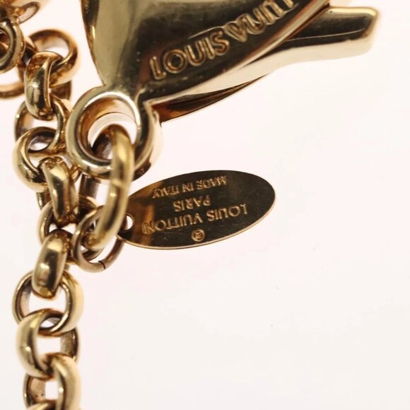 LOUIS VUITTON Fully Flower Charm metal Red Gold M67128 LV Auth EC797 - Picture 9 of 9